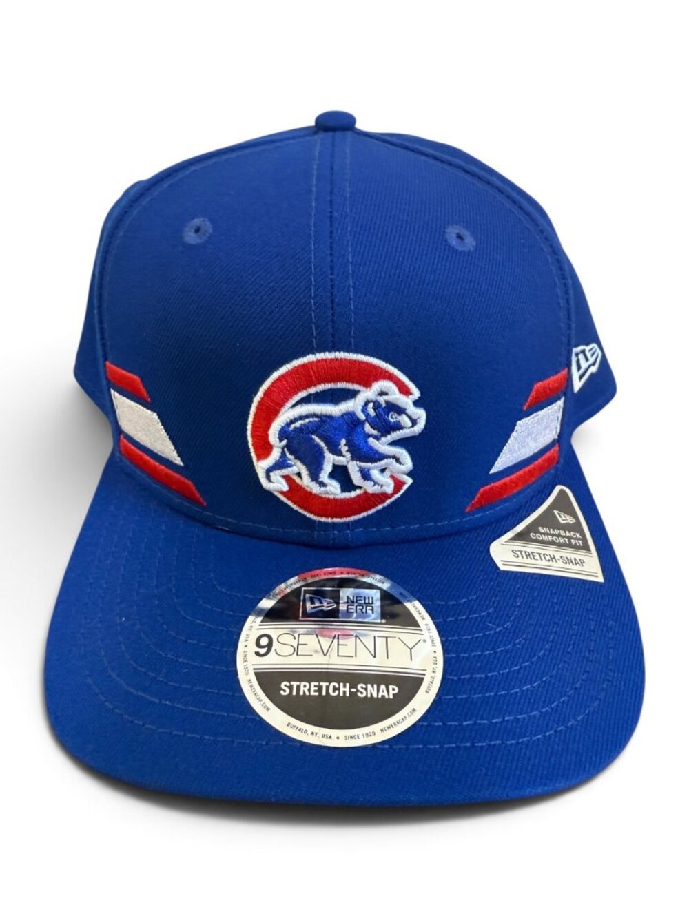 New Era 9Seventy Chicago Cubs Stretch-Snap Hat - OS - Blue/Red/White